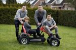 Fijnaart 27 december 2017 
Frans Mariska Christiaan Frans Jan en Lucas Bauer thuis.