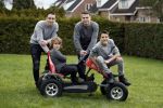 Fijnaart 27 december 2017 
Frans Mariska Christiaan Frans Jan en Lucas Bauer thuis.