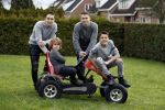 Fijnaart 27 december 2017 
Frans Mariska Christiaan Frans Jan en Lucas Bauer thuis.
