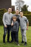 Fijnaart 27 december 2017 
Frans Mariska Christiaan Frans Jan en Lucas Bauer thuis.
