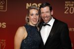 Amsterdam 19 december 2017 
Sportgala in de Rai. Sportman en sportvrouw van het jaar verkiezing. Gianni Romme met vriendin