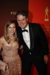 Amsterdam 19 december 2017 
Sportgala in de Rai. Sportman en sportvrouw van het jaar verkiezing. Jackie Groenen met Guido Albers