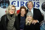 Amsterdam 21 december 2017
Premiere kerstcircus in Carre. Jan Wieger v d Linde met vrouw dochter en schoonmoeder