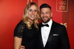 Amsterdam 19 december 2017 
Sportgala in de Rai. Sportman en sportvrouw van het jaar verkiezing. Marit Bouwmeester en partner Diederick van der Welle