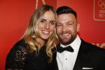 Amsterdam 19 december 2017 
Sportgala in de Rai. Sportman en sportvrouw van het jaar verkiezing. Marit Bouwmeester en partner Diederick van der Welle
