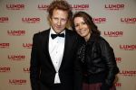 Rotterdam 22 december 2017
100 jaar het oude Luxor in Rotterdam. Pim Muda met vrouw/vriendin