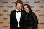 Rotterdam 22 december 2017
100 jaar het oude Luxor in Rotterdam. Pim Muda met vrouw/vriendin