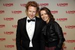 Rotterdam 22 december 2017
100 jaar het oude Luxor in Rotterdam. Pim Muda met vrouw/vriendin
