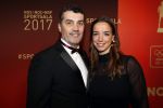 Amsterdam 19 december 2017 
Sportgala in de Rai. Sportman en sportvrouw van het jaar verkiezing. Ron Berteling met vriendin