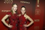 Amsterdam 19 december 2017 
Sportgala in de Rai. Sportman en sportvrouw van het jaar verkiezing. Turnsters Lieke Wevers en zus Sanne kwamen met hun ouders