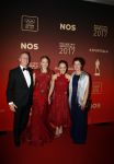 Amsterdam 19 december 2017 
Sportgala in de Rai. Sportman en sportvrouw van het jaar verkiezing. Turnsters Lieke Wevers en zus Sanne kwamen met hun ouders