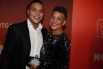 Amsterdam 19 december 2017 
Sportgala in de Rai. Sportman en sportvrouw van het jaar verkiezing. Shanice van de Sanden

 met broer