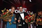 Amsterdam 19 december 2017 
Sportgala in de Rai. Sportman en sportvrouw van het jaar verkiezing. Tom Dumoulin met Dafne Schippers