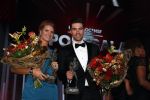 Amsterdam 19 december 2017 
Sportgala in de Rai. Sportman en sportvrouw van het jaar verkiezing. Tom Dumoulin met Dafne Schippers