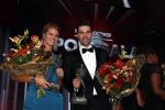 Amsterdam 19 december 2017 
Sportgala in de Rai. Sportman en sportvrouw van het jaar verkiezing. Tom Dumoulin met Dafne Schippers