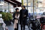Amsterdam 22 december 2017 
Waylon en zijn nieuwe Bibi Breijman doen boodschappen.