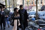 Amsterdam 22 december 2017 
Waylon en zijn nieuwe Bibi Breijman doen boodschappen.