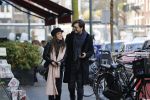 Amsterdam 22 december 2017 
Waylon en zijn nieuwe Bibi Breijman doen boodschappen.