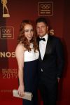 Amsterdam 18 december 2019
Sportman/ sportvrouw van het jaar gala in AFAS live ( Sportgala)
Antoinette de Jong met partner