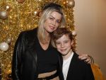 Amsterdam 19 december 2019
Premiere kerstcircus in Carre. Bridget Maasland met zoon Mees