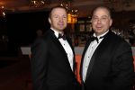 Den Haag 16 december 2019
De society lunch in hotel crown plaza . Dennis Vos met compagnon Ron Stafleu