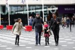 Amsterdam 21 december 2019
Edsilia Rombley en haar man Tjeerd Oosterhuis met hun dochters