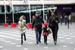 Amsterdam 21 december 2019
Edsilia Rombley en haar man Tjeerd Oosterhuis met hun dochters