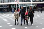 Amsterdam 21 december 2019
Edsilia Rombley en haar man Tjeerd Oosterhuis met hun dochters