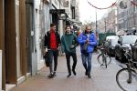 Amsterdam 9 december 2019
Ajax speler Edson Alvarez en zijn manager Nathan v Kooperen en een vriend op de pc hooftstraat.