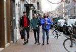 Amsterdam 9 december 2019
Ajax speler Edson Alvarez en zijn manager Nathan v Kooperen en een vriend op de pc hooftstraat.