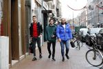 Amsterdam 9 december 2019
Ajax speler Edson Alvarez en zijn manager Nathan v Kooperen en een vriend op de pc hooftstraat.