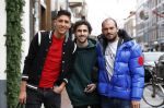 Amsterdam 9 december 2019
Ajax speler Edson Alvarez en zijn manager Nathan v Kooperen en een vriend op de pc hooftstraat.