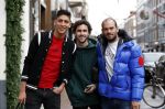 Amsterdam 9 december 2019
Ajax speler Edson Alvarez en zijn manager Nathan v Kooperen en een vriend op de pc hooftstraat.