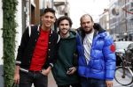 Amsterdam 9 december 2019
Ajax speler Edson Alvarez en zijn manager Nathan v Kooperen en een vriend op de pc hooftstraat.