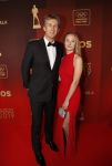 Amsterdam 18 december 2019
Sportman/ sportvrouw van het jaar gala in AFAS live ( Sportgala)
Edwin v d Sar met zijn dochter