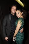 Amsterdam 12 december 2019
Luxury fair LXRY in de rai. Fajah Lourens met haar nieuwe vriend Daan