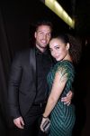 Amsterdam 12 december 2019
Luxury fair LXRY in de rai. Fajah Lourens met haar nieuwe vriend Daan