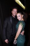 Amsterdam 12 december 2019
Luxury fair LXRY in de rai. Fajah Lourens met haar nieuwe vriend Daan