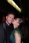 Amsterdam 12 december 2019
Luxury fair LXRY in de rai. Fajah Lourens met haar nieuwe vriend Daan