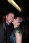 Amsterdam 12 december 2019
Luxury fair LXRY in de rai. Fajah Lourens met haar nieuwe vriend Daan
