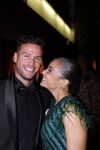 Amsterdam 12 december 2019
Luxury fair LXRY in de rai. Fajah Lourens met haar nieuwe vriend Daan