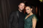Amsterdam 12 december 2019
Luxury fair LXRY in de rai. Fajah Lourens met haar nieuwe vriend Daan