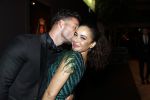 Amsterdam 12 december 2019
Luxury fair LXRY in de rai. Fajah Lourens met haar nieuwe vriend Daan