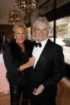 Den Haag 16 december 2019
De society lunch in hotel crown plaza . hans v Hemert met zijn vriendin