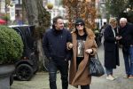 Amsterdam 14 december 2019
Marco Borsato en Leontine Borsato in amsterdam zuid.