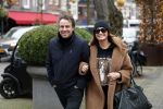 Amsterdam 14 december 2019
Marco Borsato en Leontine Borsato in amsterdam zuid.
