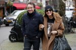 Amsterdam 14 december 2019
Marco Borsato en Leontine Borsato in amsterdam zuid.