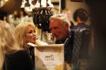 Noordwijk 13 decemnber 2019
Martien Meiland, moeder Erica, dochter Maxime, kleindochter Claire en dochter Montana tijdens de presentatie van de nieuwe wijncollectie van de familie Meiland. De bekende tv-familie brengt drie wijnen uit, onder de naam La Famille Meiland. Martien met Patricia Paay