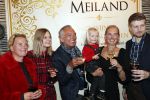 Noordwijk 13 decemnber 2019
Martien Meiland, moeder Erica, dochter Maxime, kleindochter Claire en dochter Montana tijdens de presentatie van de nieuwe wijncollectie van de familie Meiland. De bekende tv-familie brengt drie wijnen uit, onder de naam La Famille Meiland