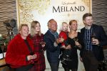 Noordwijk 13 decemnber 2019
Martien Meiland, moeder Erica, dochter Maxime, kleindochter Claire en dochter Montana tijdens de presentatie van de nieuwe wijncollectie van de familie Meiland. De bekende tv-familie brengt drie wijnen uit, onder de naam La Famille Meiland